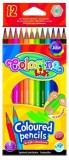 Colorino Kids Színes ceruzakészlet 12 db-os, Colorino hexagonal, hatszög test
