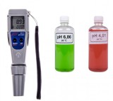 D-W-A Minőségi AD-12 pH mérő / pH elemző + puffer készlet