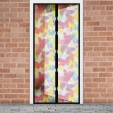 Delight Szúnyogháló ajtóra színes pillangós