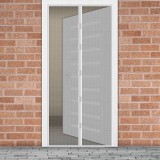 Delight Szúnyogháló függöny ajtóra mágneses 100x210cm fehér