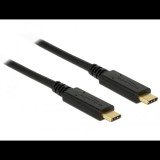 Delock 83042 USB 3.1 Gen 1 Type-C kábel 0.5m fekete (Delock 83042) - Adatkábel