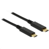 Delock 83661 USB 3.1 Gen 2 (10 Gbps) Type-C összekötő kábel, 1m, 3A, E-Marker (83661) - Adatkábel