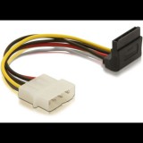 DeLock DL60104 SATA HDD (derékszögű) – 4 tűs apa (Molex) hálózati kábel (DL60104) - Átalakítók