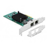 Delock PCI-E x4 Vezetékes hálózati Adapter, 2x Gigabit LAN i82576 (DL89021)