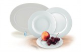 Desszertes tányér,ROTBERG, fehér, 19 cm, 6db-os szett, Basic (KHPU067)