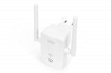Digitus 300Mbps Wireless Repeater / Access Point 2.4GHz + USB Charging Port White DN-7072