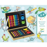 Djeco Kicsik művészkészlete - Művész készlet - Box of colours for toddlers - DJ09010