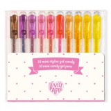 Djeco Zselés mini toll készlet - 10 cukorkás színben - 10 mini candy gel pens - DD03786