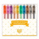 Djeco Zselés mini toll készlet - 10 klasszikus színben - 10 mini gel pens classic - DD03785