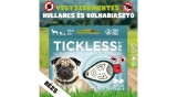 Dogledesign Vegyszermentes ultrahangos kullancs- és bolhariasztó medál kutyáknak és macskáknak, TICKLESS - bézs