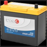 DYNAC Start-Stop AGM - 12v 45ah - autó akkumulátor - Bal+