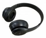E-Zone Bluetooth Fejhallgató, beépített mikrofonnal, ST3 hívásfogadás/hangerőszabályzó/számváltó, Bluetooth + MicroSD + FM rádió + 3,5mm jack, fekete