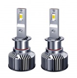 E-Zone LED autó fényszóró izzó pár, H1 típusú, készlet/szett, 2db, színhőmérséklet változtatható, CANBUS, 60W, hideg fény/meleg fény, szürke