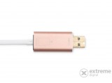 Ednet 31522 Smart memória bővítő iPhone és iPad eszközökhöz, MicroSD kártya 256 GB, rozéarany