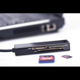 Ednet 85241 kártyaolvasó 4 Port USB 2.0 (85241) - Memóriakártya olvasó