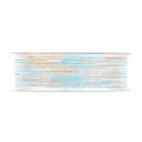 Egyéb Szalag csíkos textil 25mm x 15m kék,fehér,barna