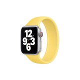 Egyéb Szilikon körpánt óraszíj Apple Watch 1-3: 42 mm/Watch 4-6: 44 mm/Watch 7: 45 mm M-es méret sárga