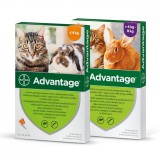 Elanco Advantage spot on 4kg alatti macskáknak és nyulaknak 4 x 0,4ml