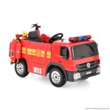 Elektromos Kisautó-Tűzoltóautó-2 év jótállással-Országos Szervizhálózat-Szirénával-Tűzoltó felszereléssel-Piros