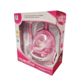Elektronikus pink mini porszívó fénnyel és hanggal