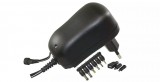 Emos 1 Amperes 3-12Voltos univerzális adapter (DC-Jack és USB csatlakozó típusokkal)