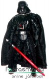 Eredeti, licencelt termék 10cmes Star Wars figura - Darth Vader figura piros karddal, szövetpalásttal és mozgatható végtagokkal - csomagolás nélkül forgalmazott új termék
