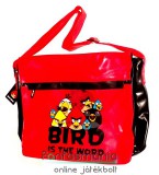 Eredeti, licencelt termék Angry Birds táska -  45x35cm-es oldaltáska / válltáska cipzáros zsebekkel és állítható pánttal