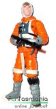 Eredeti, licencelt termék Star Wars figura - 10cm-es Luke X-Wing pilóta figura jól mozgatható végtagokkal és pisztollyal,csomagolás nélkül forgalmazott új termék - Klaszikus Csillagok Háborúja Trilógia