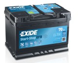 EXIDE EFB START-STOP akkumulátor 12 V 70 Ah 760 A jobb +