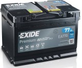 EXIDE Premium 12V 77Ah 760A jobb+ autó akkumulátor