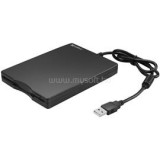 FDD Külső - USB Floppy Mini olvasó (Retail; USB; USB tápellátás; 3,5" 1.44 lemezhez; fekete) (SANDBERG_133-50)