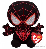 Fekete Pókember Spiderman plüss 15 cm Ty Beanie Babies