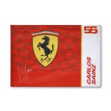 Ferrari zászló - Carlos Sainz