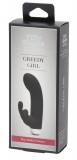 Fifty Shades Of Grey A szürke ötven árnyalata Greedy Girl - csiklókaros vibrátor (fekete)