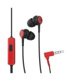 Fülhallgató, mikrofonnal, MAXELL Tips, piros-fekete (MXFTRB)