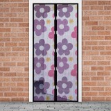 GARDEN OF EDEN Mágneses szúnyogháló függöny ajtóra - színes virágos