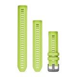 Garmin óraszíj extra hosszú kiegészítő pánttal (Instinct 2S) szilikon, 20mm Electric Lime - zöld (010-13104-05) (010-13104-05) - Szíj