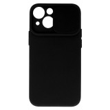 Gegeszoft Camshield Soft - Apple iPhone 12 Pro Max 2020 (6.7) por- és kameravédős szilikon tok fekete