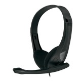 Gegeszoft Freestyle HIFI sztereó fejhallgató állítható mikrofonnal, USB csatlakozóval fekete