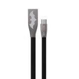 Gegeszoft USB kábel DC - Batman 001 USB - MicroUSB adatkábel 1m fekete