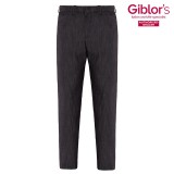 Giblor&#039;s Giblors, slim fit, fekete farmer szakácsnadrág