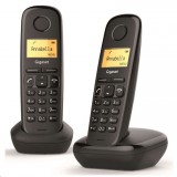 Gigaset DUO DECT A170 telefon fekete (L36852-H2802-S201) (L36852-H2802-S201) - Vezetékes telefonok