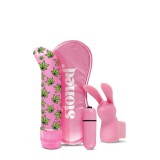 Global Novelties Stoner Budz Bunny - G-pont vibrátor szett (4 részes) - pink