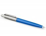 Golyóstoll, 0,7 mm, ezüst színű klip, kék tolltest, PARKER Royal Jotter Originals, kék (ICPJRBPKE)