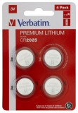 Gombelem, CR2025, 4 db, VERBATIM Premium (VECR20254)