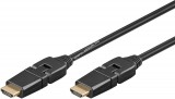 Goobay Nagy sebességű HDMI kábel (A típus) > HDMI dugó (A típus) 360 fokban forgatható fejjel 2m
