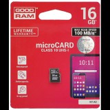 GOODRAM microSDHC 16GB UHS-1/C10 (M1A0-0160R12) - Memóriakártya