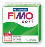 Gyurma, 57 g, égethető, FIMO Soft, trópusi zöld (FM802053)