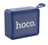 HOCO bluetooth hordozható hangszóró (v5.2, TransFlash kártyaolvasó, 5W teljesítmény, FM rádió) SÖTÉTKÉK