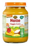 Holle Bio Veggie Curry - üveges bébiétel 190 g